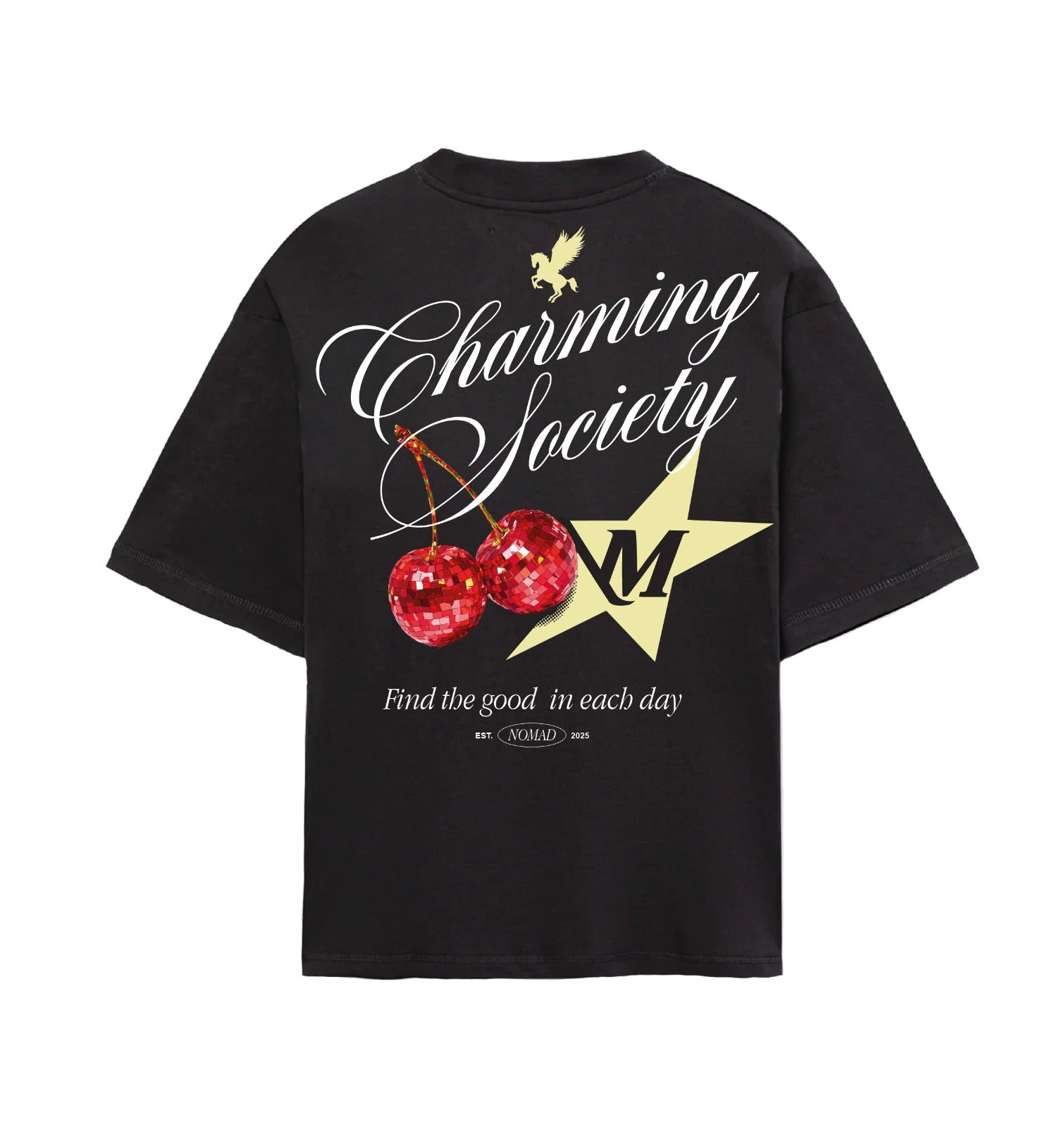 Camiseta Oversize NOMAD – Charming Society | 100% Algodón Orgánico