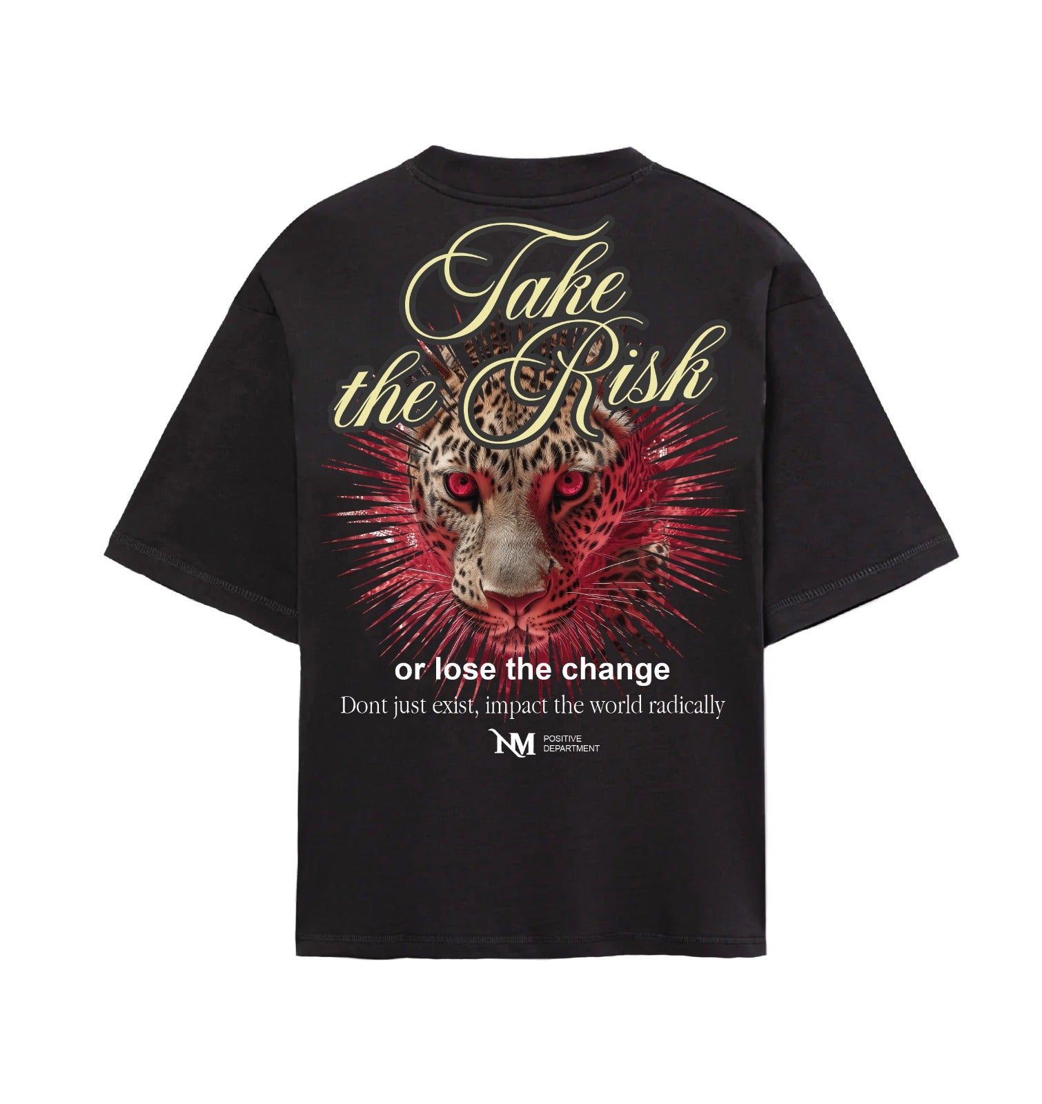 Camiseta Oversize NOMAD – Take the Risk | 100% Algodón Orgánico