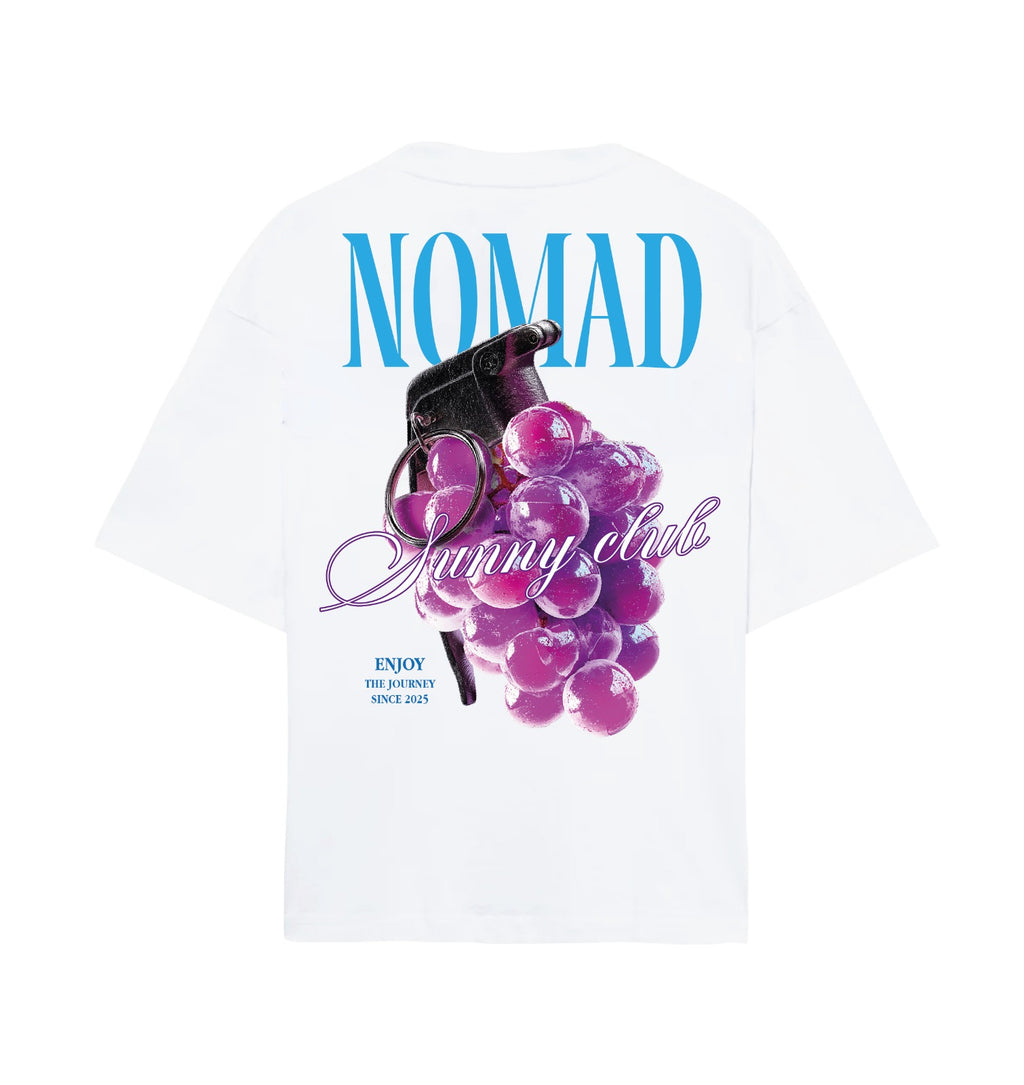 Camiseta Oversize NOMAD – Sunny Club | 100% Algodón Orgánico