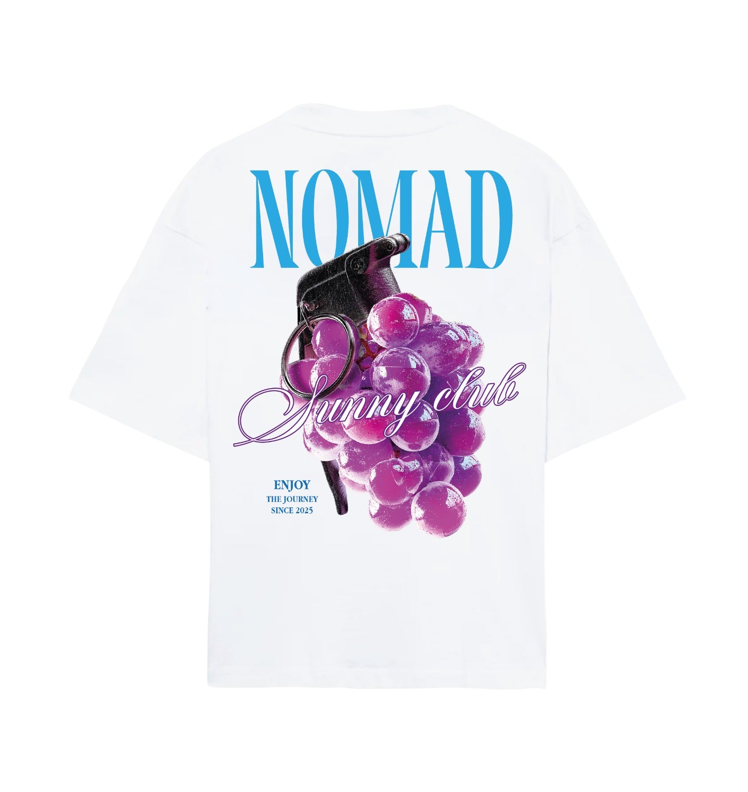 Camiseta Oversize NOMAD – Sunny Club | 100% Algodón Orgánico