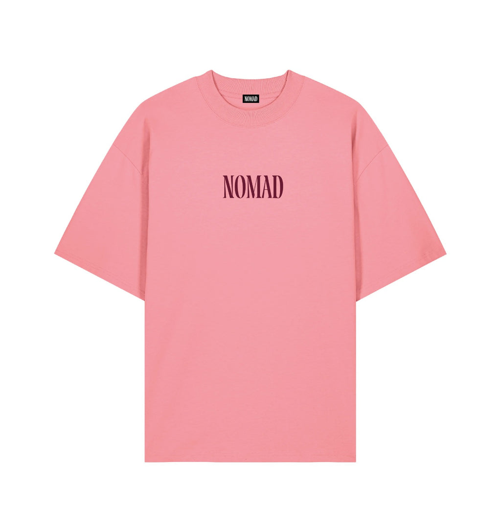 Camiseta Oversize NOMAD – The World Is My Home | 100% Algodón Orgánico